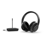 USATO B - PHILIPS TAH6005BK/10 CUFFIE TV POTENZA WIRELESS 100M BLACK