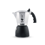 Caffettiera Bialetti 0007327 BRIKKA Evolution Cromo satinato e Nero