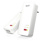 Power line Avm 20003038 FRITZ!POWERLINE 1240 AX Wlan White e Red